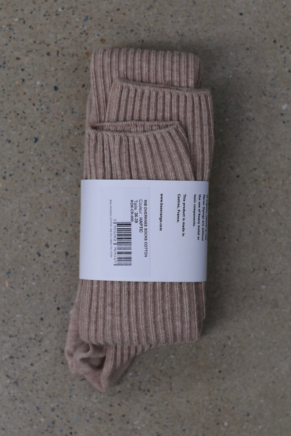 BASERANGE Cotton Stockings Middle Socks KOK KTOK Series France BAS-KOK-CR-000-HAPTIC KOK KTOK
